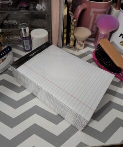 Amazon Basics Narrow Ruled Lined Writing Note Pad, 5 inch x 8 inch, White, 12 Count (12 Pack of 50 pages) 5-Inch by 8-Inch 39 71WTWG2Ko2L