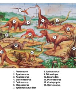 Melissa & Doug Dinosaurs Floor Puzzle (48 pc) 33 71WTaMTbWcL 1