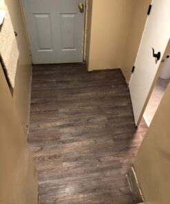 Tivoli II Self Adhesive Vinyl Floor Planks, 10 Pack - 6" x 36", Silver Spruce - Peel & Stick, DIY Flooring - Natural Wood Grain Feel for Kitchen, Dining Room & Bedrooms by Achim Home Decor Wood look 10 Planks 72 71WVcCYcGYL