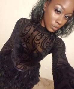 Sowder Rooster Hackle Feather Fringe Trim 5-7" in Width Pack of 5 Yards(Black) black 36 71WVdbpoBlL 1