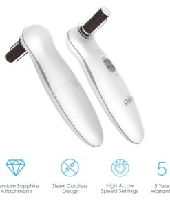 Pure Enrichment® PurePedi Deluxe 10-Piece at-Home Professional Manicure and Pedicure Electric Nail File Kit - Cordless Electric Nail Drill and Callus Remover Tool with Protective Cap 22 71WWZuqIjrL