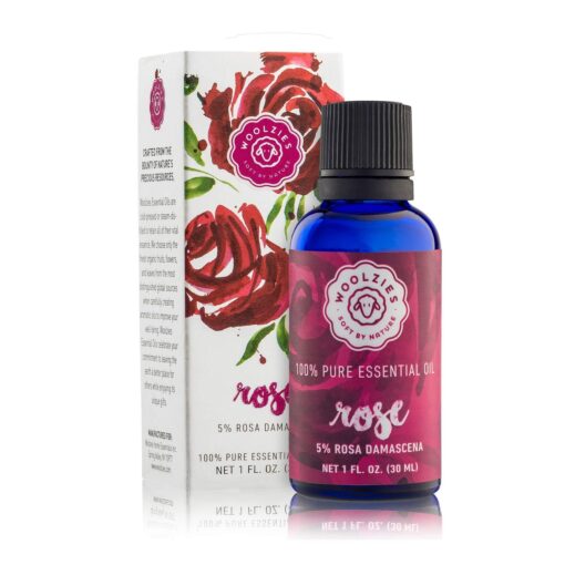 Woolzies Best Natural Rose Essential Oil Blend 1 Oz - Therapeutic & Premium Graded Aromatherapy Oil - Most Popular for Relaxation, & Skin Healing Use - For Diffusion & Topical Use