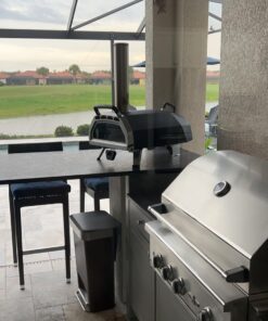 OUII Pizza Peel Aluminum Metal Pizza Paddle - 12 x 14 inch. Pizza Cutter Rocker 14'' Blade Pizza Spatula for Pizza Stone, Pizza Oven Accessories. Pastry, Dough, Bread Peel and Rocker Knife Pizza Tools 12" X 14" NON-PERFORATED 33 71WX3dA410L