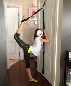 EverStretch Leg Stretcher PRO: Premium Over The Door Flexibility Trainer | Professional Stretching Equipment for Ballet, Dance, Martial Arts, Cheerleading & Gymnastics | Portable Split Machine 40 71WX9xnrAzL