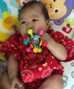 Manhattan Toy Atom Rattle & Teether Grasping Activity Baby Toy 23 71WXNCYzFkL 2