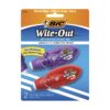 BIC Wite-Out Mini Twist Correction Tape, White, Tear-resistant, Compact and Film-Based Tape, 2-Count Pack (WOMTP21-WHI) (Packaging May Vary)