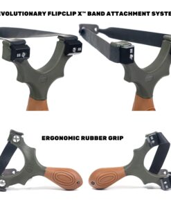 SimpleShot Scout XT Slingshot with Target, Clay Ammo and Bands for Professional Hunting and Powerful Target Shooting Sling Shot Camo 14 71WZbAbtjGL
