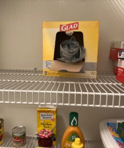 Glad Tall Kitchen Protection Series Drawstring Trash Bags -13 Gallon Grey Trash Bag - 90 Count 90 Count (Pack of 1) 50 71Wa9ZLoV3L