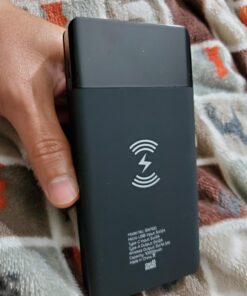 2021 updated - Qi wireless power bank fast charging - Lightning 15W Qi wireless portable charger - Premium iPhone, Android USB C power bank 10000 mah 55 71WaQ2tasHL