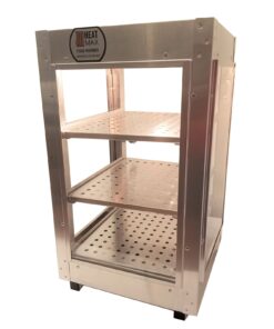 Alternative view of HeatMax 14x14x24 Commercial Food Warmer, Pizza, Pastry, Patty, Empanada, Hot Food, Concession, Catering, Convenience Store, Display Case - Made in USA with Service and Support