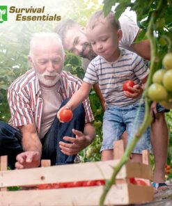 Survival Essentials Garden Heirloom Seed Vault, 100 Variety, Over 17,500 Vegetable, Fruit, and Herbs Seeds, Non-GMO, Non-Hybrid, Plus Free Microgreens Kit 33 71Wb7XV0vfL