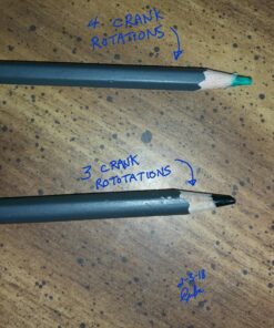 X-ACTO 1031 KS Manual Classroom Pencil Sharpener, Counter/Wall-Mount, Black/Nickel-plated 34 71WbLiLCqqL