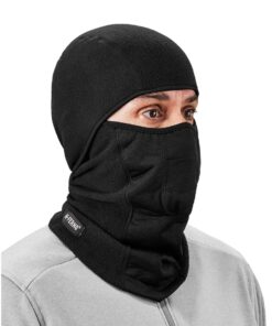 Ergodyne - 6823 Black Wind-Proof Hinged Balaclava Face Mask (16823) 36 71WbTwN9IGL