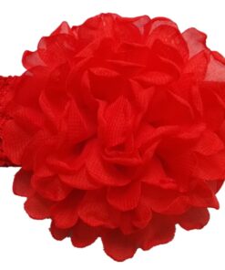 QandSweet Baby Girl's Headbands with Chiffon Lotus Flower Soft Nylon Headwraps for Take Pictures (Camellia Flower 15Pcs) Camellia Flower 15pcs 36 71Wbc2nSpzL