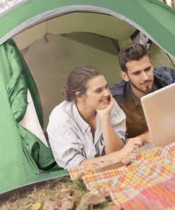 CAMEL CROWN 2/3/4/5 Person Camping Dome Tent, Waterproof,Spacious, Lightweight Portable Backpacking Tent for Outdoor Camping/Hiking 2 person Green-1 23 71WbvfZgTtL