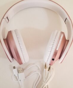 PowerLocus Bluetooth Over-Ear Headphones, Wireless Stereo Foldable Headphones Wireless and Wired Headsets with Built-in Mic, Micro SD/TF, FM for iPhone/Samsung/iPad/PC (Purple) Purple 69 71Wc4zDqPDL