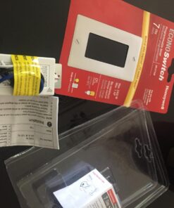 Honeywell Home RPLS730B1000 7-Day Programmable Light Switch Timer, White Filter 58 71WcM01MtBL