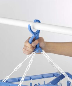 Whitmor Clip and Drip Hanger - Hanging Drying Rack - 26 Clips,Blue 19 71WcVRQlYyL