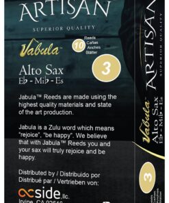 Alternative view of Artisan Alto Saxophone Reeds. E flat. Premium Quality. Strength 3, Box of 10. Durable, Long Lasting, made w/Best Grade Cane for a Full Sound.