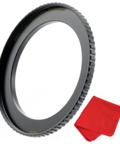 Breakthrough Photography 67mm to 72mm Step-Up Lens Adapter Ring for Filters, Made of CNC Machined Brass with Matte Black Electroplated Finish