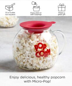 Alternative view of Ecolution Micro-Pop Popper, Glass Microwave Popcorn Maker with Dual Function Lid, 3 Qt