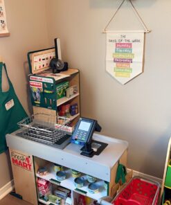 Melissa & Doug Freestanding Wooden Fresh Mart Grocery Store - Supermarket Pretend Play, Kids Play Store, Toy Food Stand For Toddlers And Kids Ages 3+ - FSC-Certified Materials 41 71WeQN7QNL 1