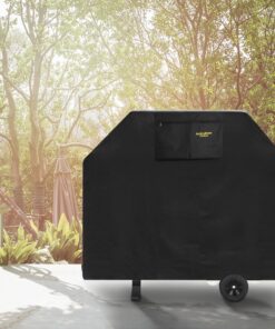 Garden Home outdoor 617037063672 Heavy Duty Grill Cover, Black, 64'' L 12 71Wek cBxeL