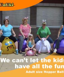 WALIKI Hopper Ball | Adults 13-101 | Hoppity Hop | Jumping Hopping Ball | Space Hopper | Purple 29” 18 71WftSFb4vL