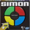 Basic Fun Simon Electronic Game with Digital Screen and Built-In Counter, 9-Inch Diameter