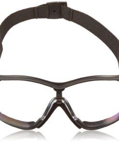 Pyramex V2G Safety Glasses with Adjustable Strap Black Frame/Clear Anti-fog Lens 8 71Wga4Rtq L