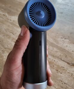 DOROBEEN Compressed Air Duster, Electric Air Duster, Cordless Air Duster, Canned Air Duster for Computer, Keyboard Cleaner, BLDC Motor - Stepless Speed - 6000mAh (Blue) AT07-B 34 71WgfJes1L