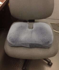TravelMate Gel-Enhanced Memory Foam Seat Cushion – Perfect for Office Chair & Car Seat Cushion – Helps Relief from Tailbone Pain – Reduce Pressure on Coccyx & Hip – Non-Slip Washable Cover 30 71Wh6guIXGL