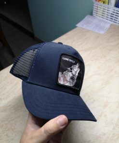 Goorin Bros. Trucker Hat Men - Mesh Baseball SnapBack Cap - The Farm One Size Navy (Wolf) 32 71Wh75uVuEL