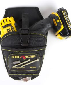 MagnoGrip 002-580 Drill Holster - Left and Right Handed with Integrated Magnetic Storage, Black 9 71WhRHr091L