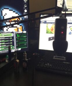 Neewer Microphone Arm Stand, Suspension Boom Scissor Mic Arm Stand with 3/8” to 5/8” Screw and Cable Ties Compatible with Blue Yeti, Snowball, Yeti X, Quadcast and Other Mics, Max Load 1.5kg 61 71WhXOhxnCL