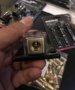 InstallGear 4/8/10 AWG Gauge Power Distribution Block 4 Gauge in to (4) 8/10 Gauge Out | Fuse Block | Fuse Block for Auto, RV, Motorcycle, and Boat 4 Gauge In - (4) 8/10 Gauge Out 35 71WhkdbByiL