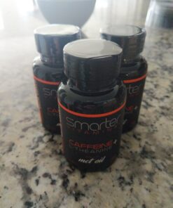 SmarterVitamins (3-Pack) 200mg Caffeine Pills with 100mg L-Theanine for Energy, Focus and Clarity + Coconut MCT Oil, Pre Workout, Nootropic Brain Booster, Extended Release Capsule 35 71WiHMSVnML