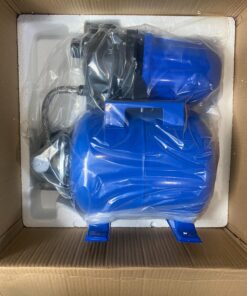 Goplus 1.6HP Shallow Well Pump & Pressure Tank, 1000GPH Garden Water Pump Jet Pressurized for Home Irrigation Garden Lawn, 1200W (Blue) Blue 16 71WiL1yXWtL