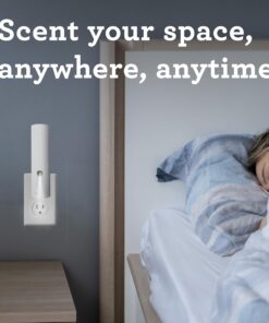 GuruNanda Portable Diffuser Plug-in 2.0 with FREE Essential Oil For Office, Wall Diffuser, Aromatherapy Air Diffuser with Auto Shut Off, Waterless Oil Diffuser For Room Plug-in (1 Pack) 17 71WiuY5NIUL