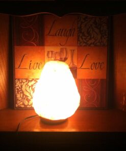 Himalayan Glow HS-1003 Himalayan Hand Carved Crystal Salt Lamp with Wooden Base, 6-7 LBS, Pink 54 71WjhxIvD3L