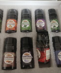 Artizen Top 14 Essential Oil Set for Diffuser, Aromatherapy and Candle Making - Fall Holiday Fragrance Scents with Lavender, Frankincense, Eucalyptus Oils and More Top 14 Aromatherapy Set 0.17 Fl Oz (Pack of 14) 38 71WjnFYth5L