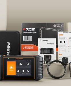 Upgrade of FOXWELL NT604 Elite Car Scanner NT706 OBD2 Scanner ABS Airbag Engine Transmission Battery Monitor Scan Tools, 5.5" Android 9.0 Tablet WiFi Code Reader for Checking Engine SRS ABS Light 64 71WjqUA6oJL