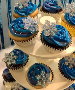 Snowflake Cupcake Rings - Set of 24 25 71WjshvddTL