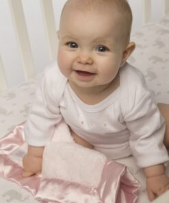 SwaddleDesigns Fitted Crib Sheet/Toddler Sheet, Baby Sleeps Better on Softest Cotton Flannel, Made in USA, Elephant and Pastel Blue Chickies Morning Sky Elephant & Chickies 10 71Wjv5jW6dL
