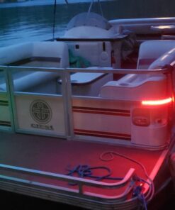 Green Blob Outdoors LED Red & Green Navigation Boat Bow light Strips Kit Rub Rail Waterproof for Bass Boats, Pontoon, Wave Runners, Kayaks, Ski Boats red, green 15 71Wk2NpX4yL