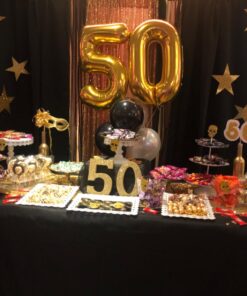 Gee Di Moda Rectangle Tablecloth | 90 x 156 Inch - Black Rectangular Table Cloth for 8 Foot Table in Washable Polyester | Great for Buffet Table, Parties, Holiday Dinner, Wedding & Baby Shower Black Tablecloth 16 71WkLK2MFL