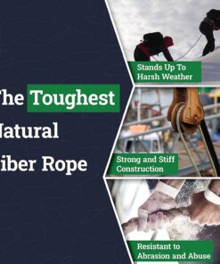 SGT KNOTS Twisted Sisal Rope for Cat Tree Replacement Parts - Sisal Twine Natural Rope and Thick Twine for Crafts, DIY, Gardening, Decor, Indoor, Outdoor Use - Sisal Rope in Multiple Lengths 1/4 inch x 50 feet 15 71WlXdjMD6L 1