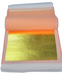 Alternative view of Barnabas Blattgold: Edible Gold Leaf sheets [10 sheets, Transfer Leaf, 3.1 inch] - aka 24K Edible Gold Leaf Sheets for cake decorating, gold foil sheets, edible gold leaf for baking 3.1 Inch (Pack of 10)
