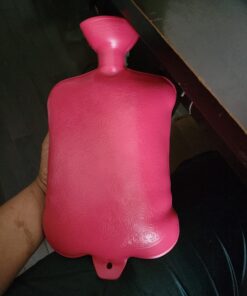 Classic Red Rubber Hot Water Bottle, Hot Compress, Pain Relief from Headaches, Cramps, Arthritis, Back Pain, Sore Muscles, Injuries - 2 Quart Capacity 19 71WmIm3rx0L