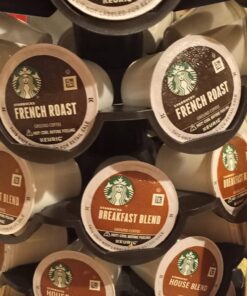 Starbucks K-Cup Coffee Pods—Medium & Dark Roast Variety Pack for Keurig Brewers—100% Arabica—6 boxes (60 pods total) 10 Count (Pack of 6) 31 71WmRXMvcCL